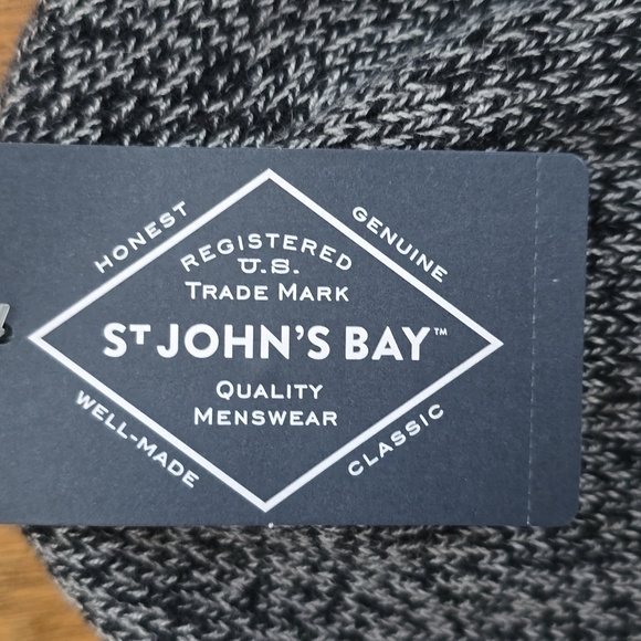 ST. JOHN'S BAY MENS HEATHER GRAY WINTER HAT ONE SIZE FITS MOST - Picture 5 of 10